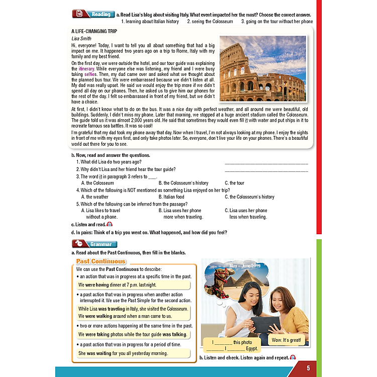 Tiếng Anh 12 i-Learn Smart World - Student's Book - Ảnh 7