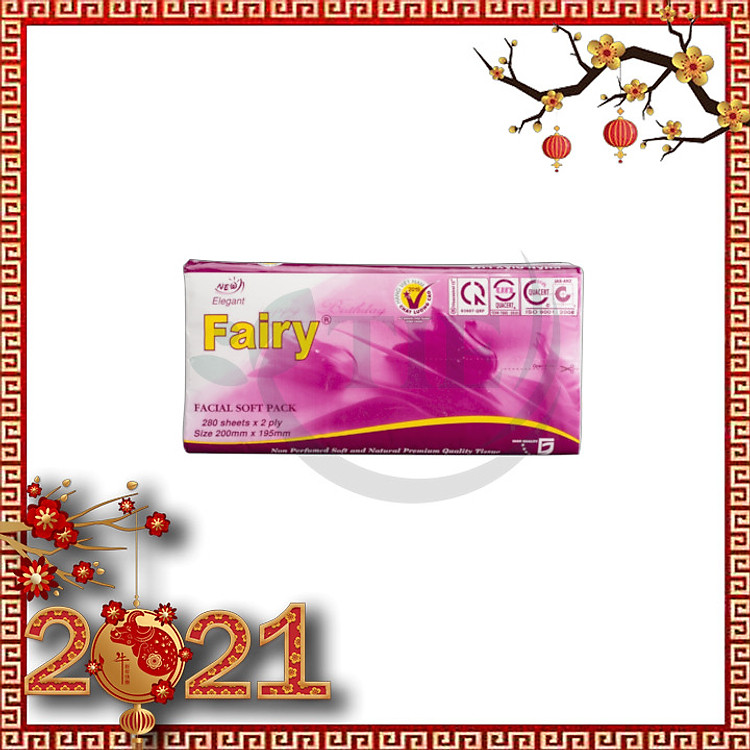 Khăn giấy rút lụa Fairy Classy 280 tờ