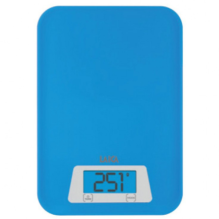 Cân dinh dưỡng nhà bếp đo Trọng lượng và Thể tích nước - LAICA KS1023 - Xanh biển ITALY