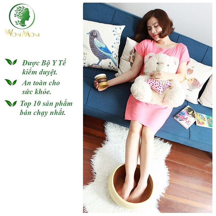 Mua Bộ chăm sóc mẹ Wonmom - Muối ngâm chân & Thảo mộc Giá rẻ - Hình ảnh 4