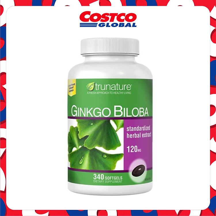 Viên Uống Bổ Não Trunature Ginkgo Biloba 340V - Mỹ