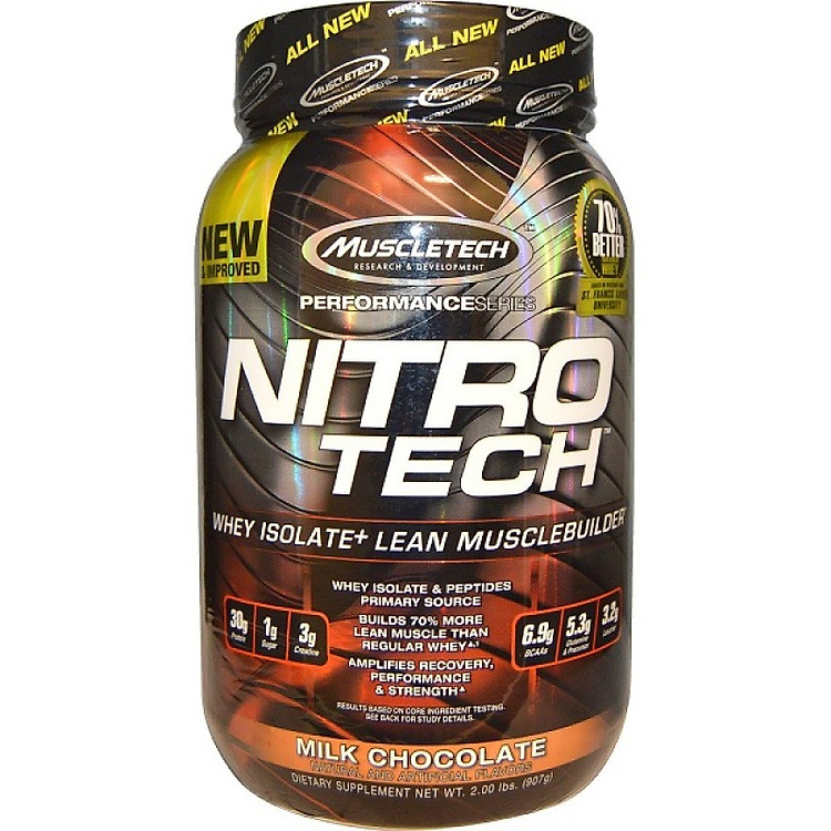 Sữa tăng cơ Nitrotech 2lbs (907gr)