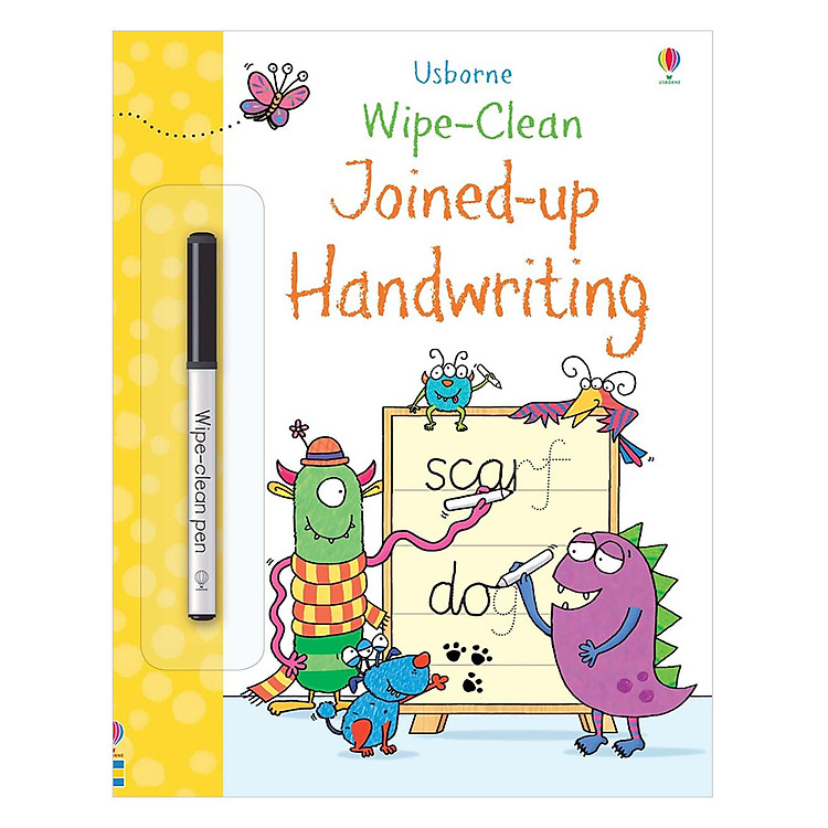 Sách Usborne Wipe-Clean: Joined-up Handwriting
