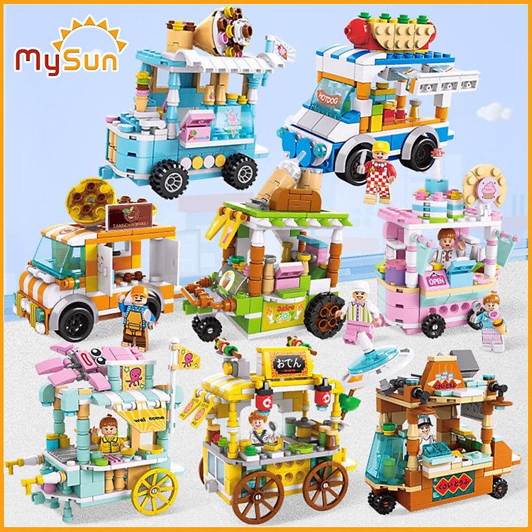 Mua Bộ đồ chơi lắp ráp xe hạt dẻ MySun Chính hãng Ưu đãi - Hình ảnh 3