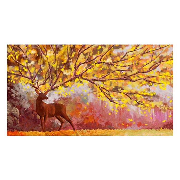 Tranh Nai Vàng Ngơ Ngác