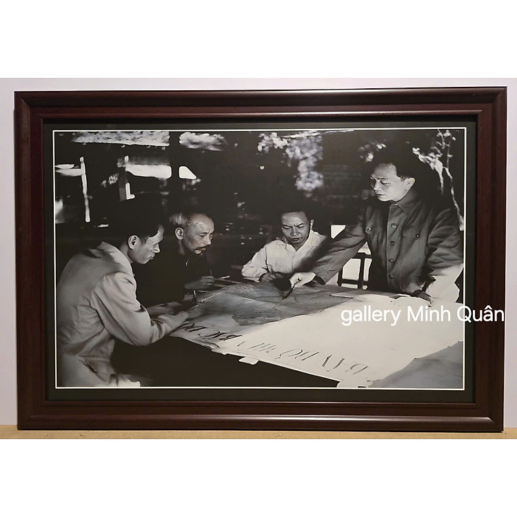 Ảnh gốc Chủ tịch Hồ Chí Minh – Đại tướng Võ Nguyên Giáp -Đ.c Trường Chinh – Đ.c Phạm Văn Đồng