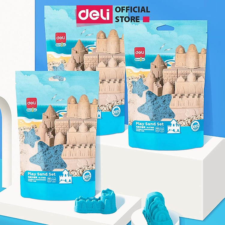 Mua tại Tiki: Mua Đồ Chơi Cát Động Lực Deli 67868 500g Chính hãng Ưu đãi