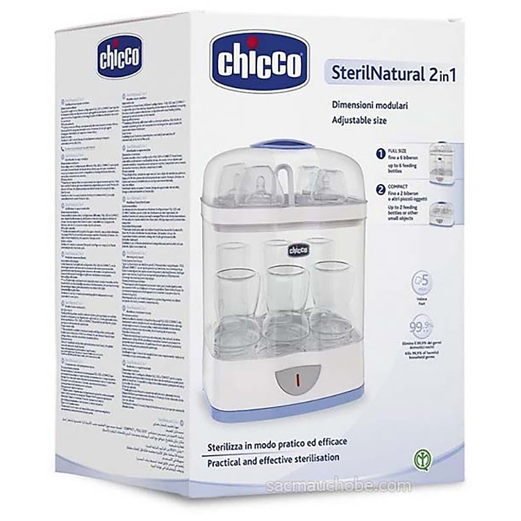 Máy tiệt trùng đa năng 2 in 1 Chicco