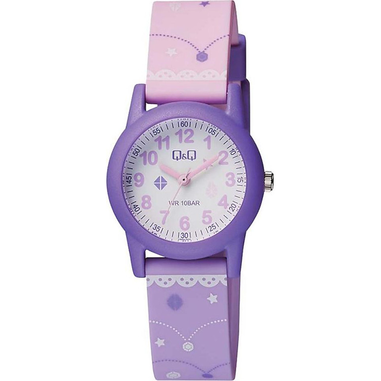 Đồng hồ trẻ em Q&Q Citizen VR99J006Y dây nhựa thương hiệu Nhật Bản