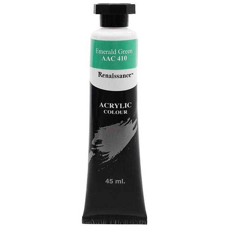 Tuýp Màu Acrylic 45 ml – Renaissance #410 – Emerald Green