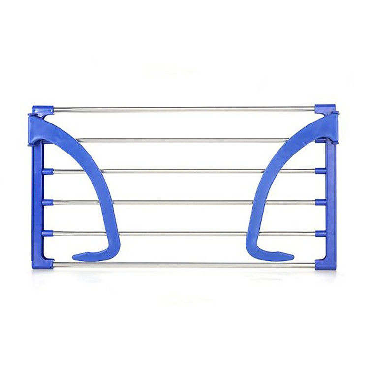 Giá phơi quần áo Inox giàn phơi khung nhựa gấp gọn thông minh