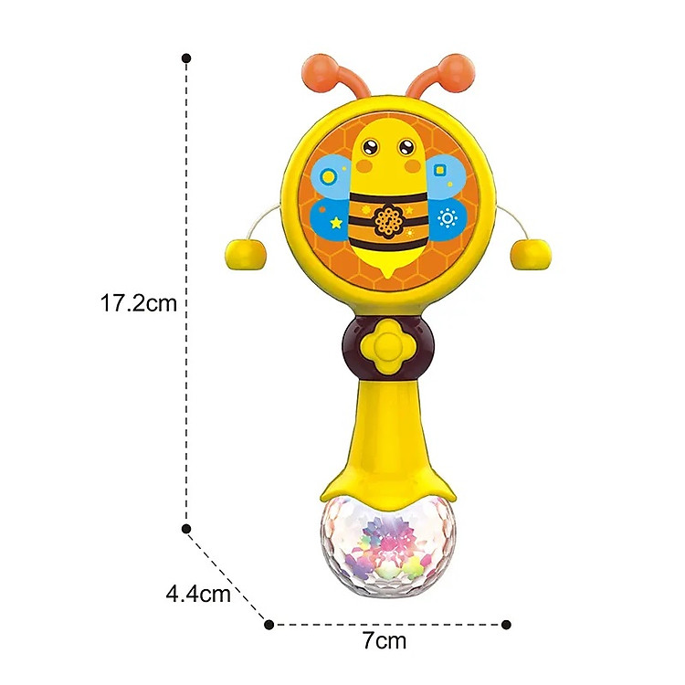 Đồ Chơi Âm Nhạc Trống Xúc Xắc Cho Bé Chính hãng Tiết kiệm - Hình ảnh 5