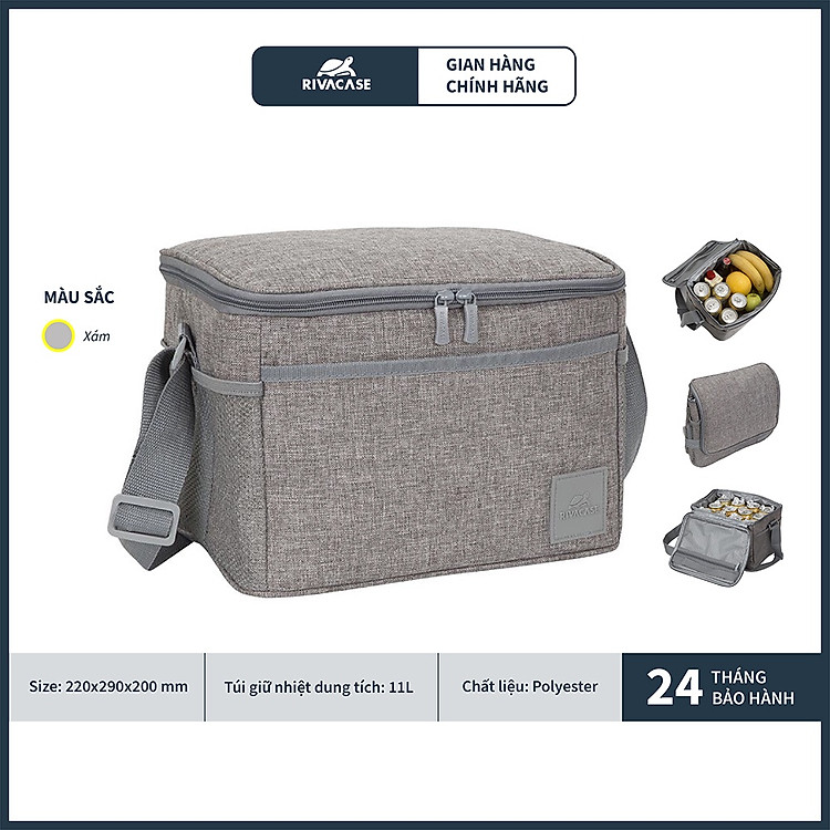 Túi Giữ Nhiệt Không Thấm Nước Rivacase 5712 Dung Tích 11L Hàng Chính Hãng