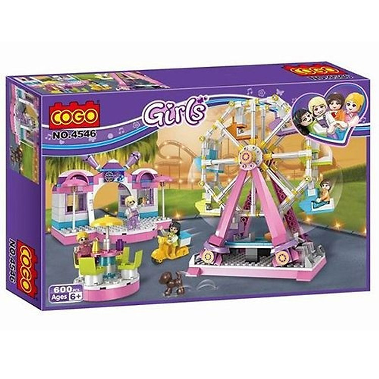 Mua tại Tiki: Mua Đu Quay COGO Lắp Ráp (4546) Chính hãng Giá rẻ