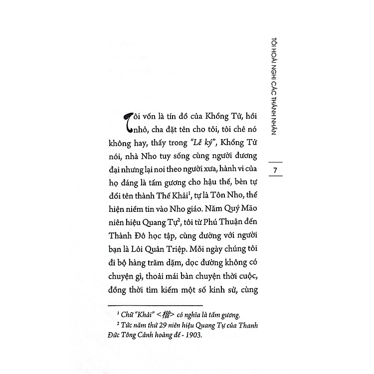 Tôi Hoài Nghi Các Thánh Nhân - Ảnh 4