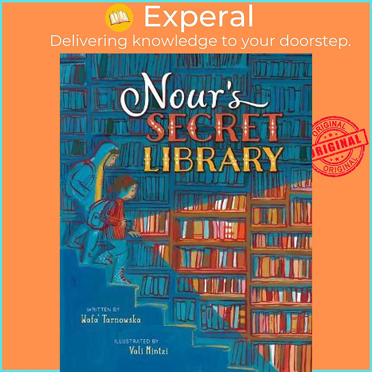 Sách - Nour's Secret Library by Wafa' Tarnowska Vali Mintzi (UK edition, paperback)