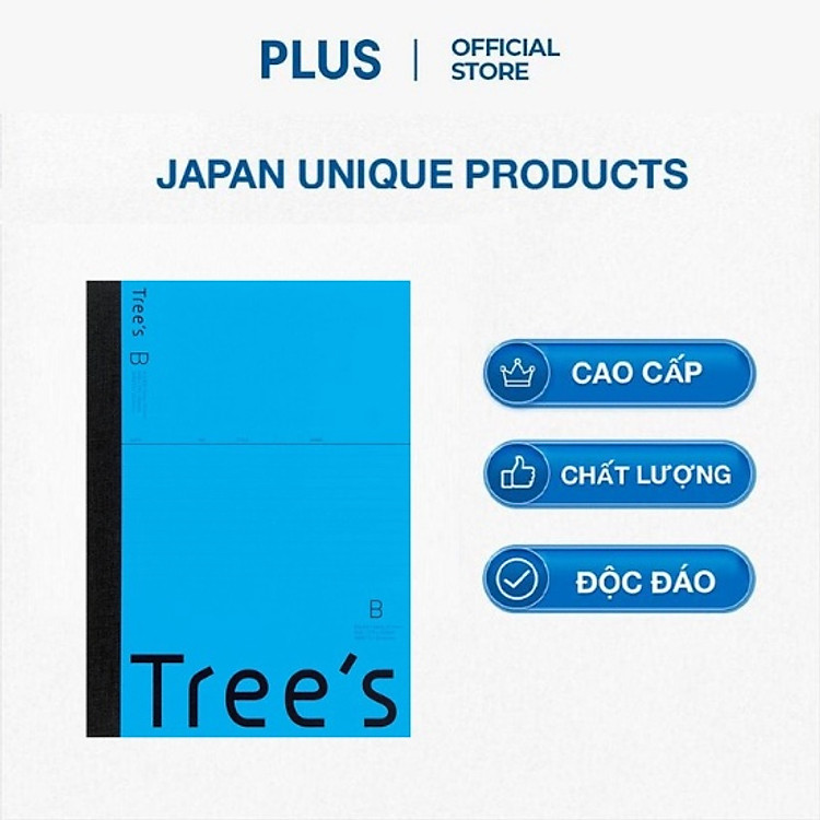 Sổ Tay Kẻ Ngang Nhật Bản B5 - PLUS (Xanh lá) - Ảnh 2