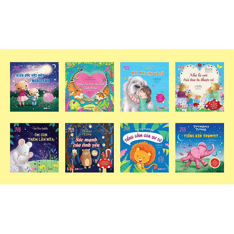Bộ 08 Cuốn Sách Đầu Tiên Của Bé (Song ngữ Anh Việt)
