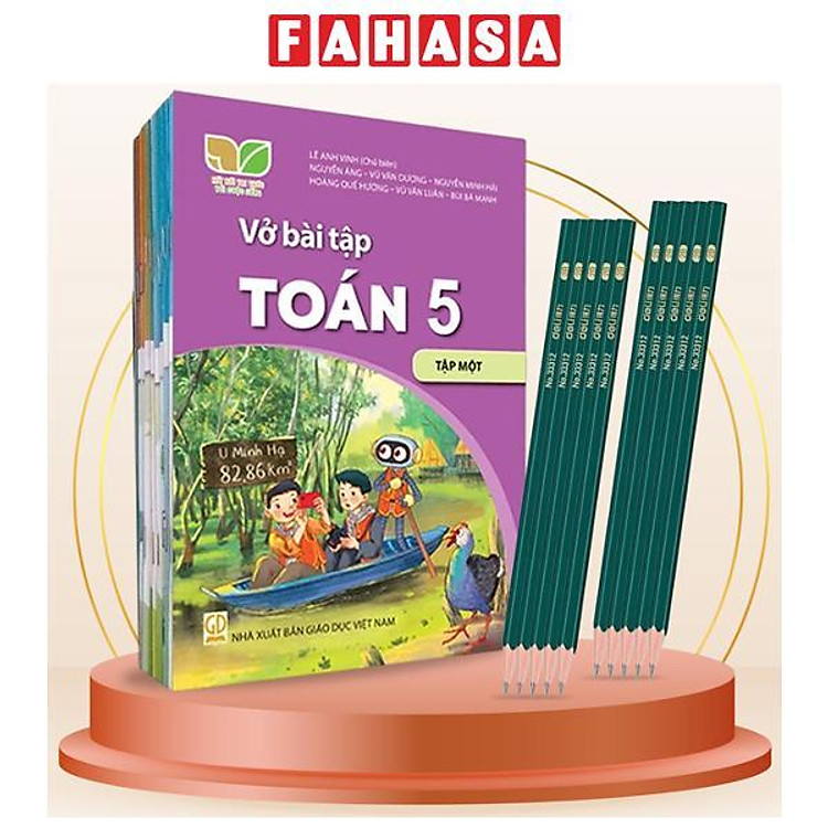 Sách Giáo Khoa Bộ Lớp 5 - Kết Nối - Sách Bài Tập (Bộ 11 Cuốn) (Không Sử + Địa) (Chuẩn) - Kèm 10 Bút Chì