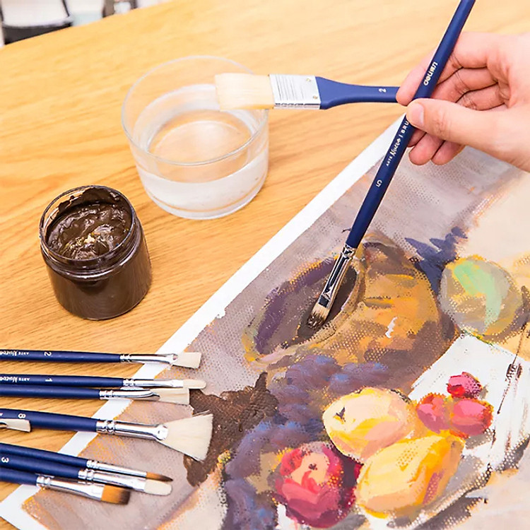 Cọ Vẽ Chuyên Nghiệp Deli 73884 (10 chiếc) - Ảnh 3