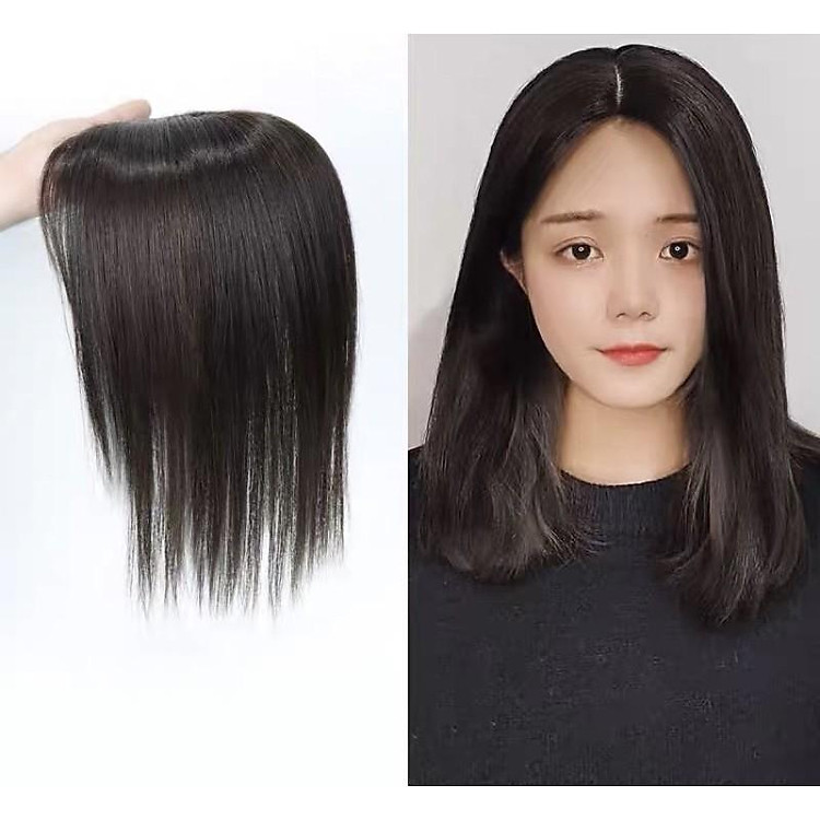 Mái Phủ Hói Hai Mái Tóc Giả ZFK35 35cm