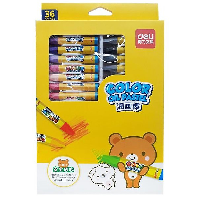 Bút Sáp Deli 6964 (36 màu)