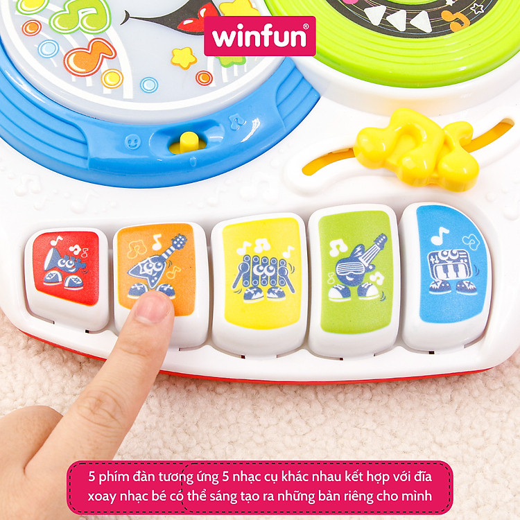 Bàn nhạc DJ cho bé Winfun 1801-NL Chính hãng Tiết kiệm - Hình ảnh 3