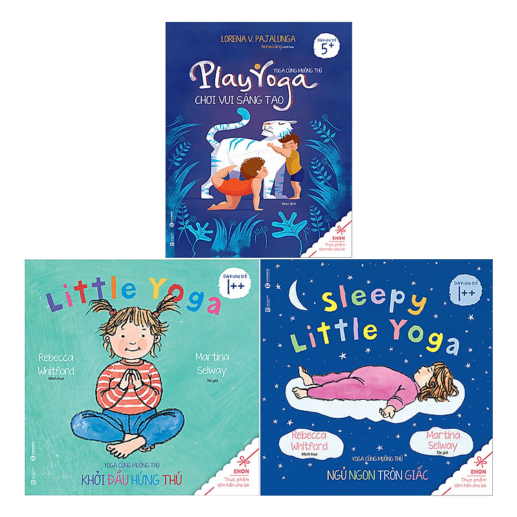 Sách Bộ Ehon - Yoga Cùng Muông Thú (3 Cuốn)