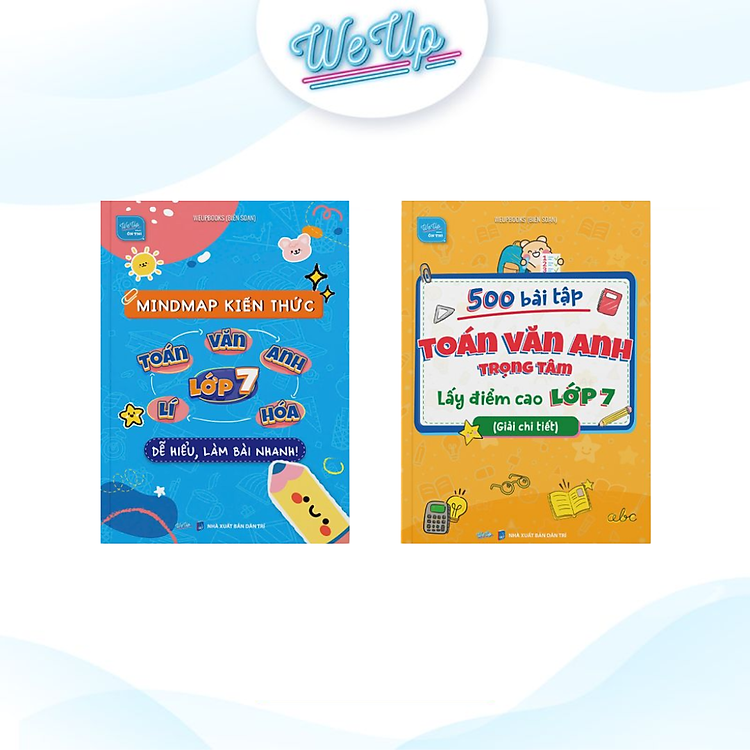 Sổ Mindmap 5 Môn Toán Văn Anh Lí Hóa Lớp 7