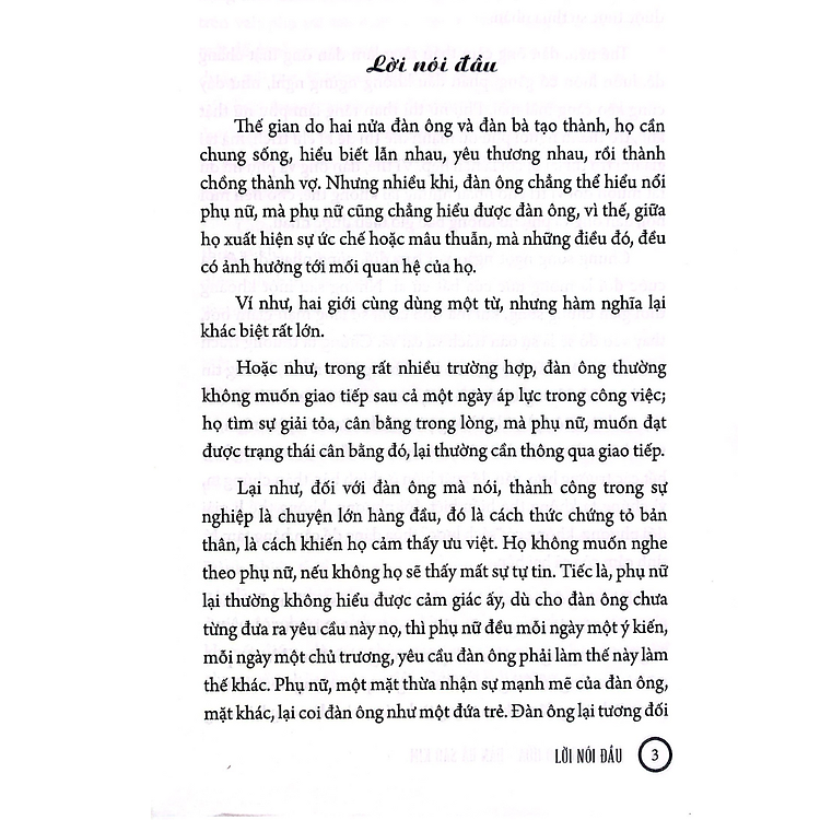 Đàn Ông Sao Hoả Đàn Bà Sao Kim (Bách Khoa Toàn Thư Về Quan Hệ Hai Giới ) (Tái Bản) - Ảnh 3