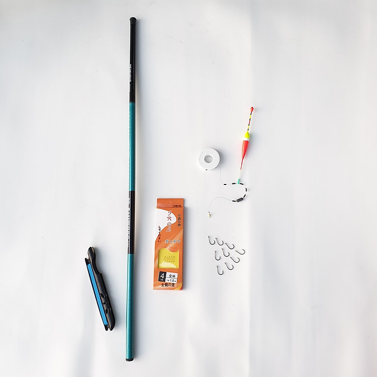 Bộ cần câu tay + bộ dây câu, phao câu, chì câu, lưỡi câu