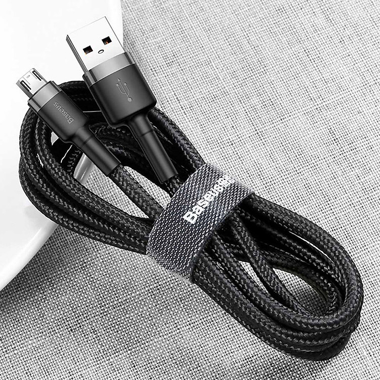 Cáp Sạc Nhanh Micro USB Cho Smartphone Android 2.4A Baseus Cafule - Hàng Chính Hãng