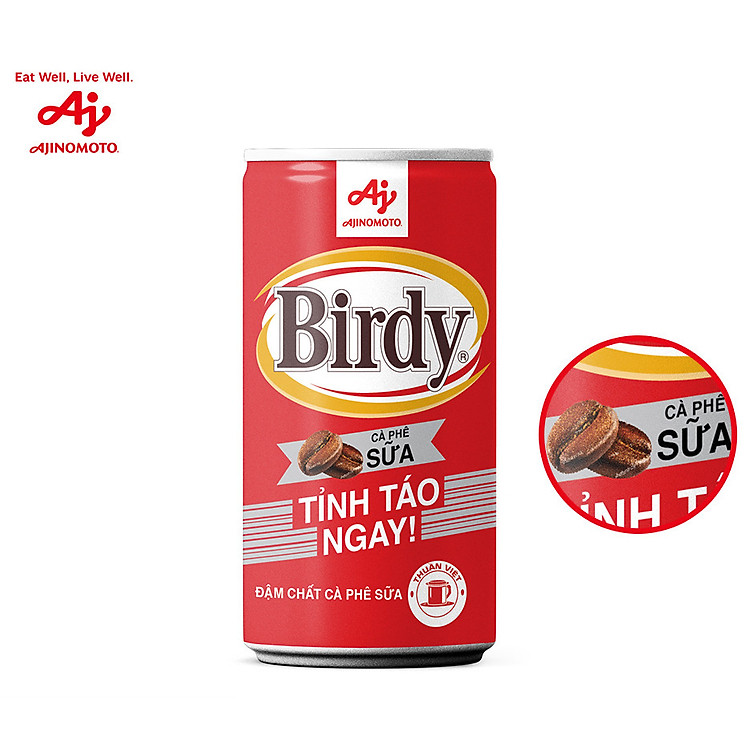 Thùng 30 Lon Cà Phê Birdy® Sữa 170ml/Lon