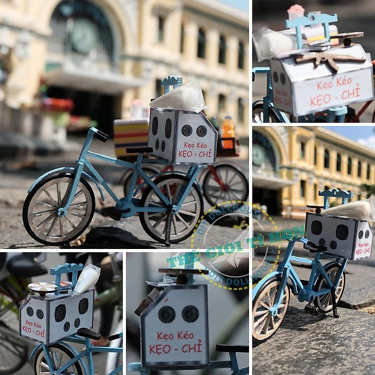 Mô Hình DIY Xe Hàng Rong Sài Gòn Chính hãng Tiết kiệm - Hình ảnh 3