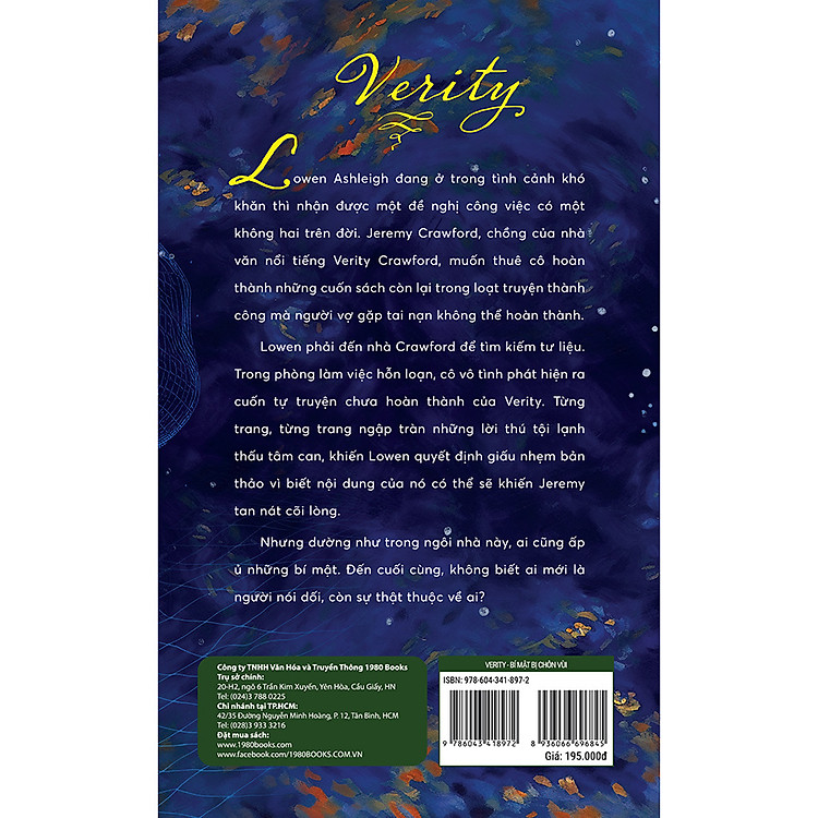 Verity - Bí mật bị chôn vùi - Ảnh 2