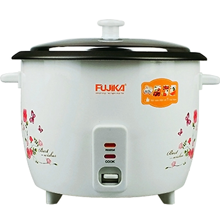Nồi Cơm Điện 2.2L Nắp Rời Fujika FJ-NC2201 Công Suất 900W Cho Gia Đình 5-7 Người Ăn-Hàng Chính Hãng