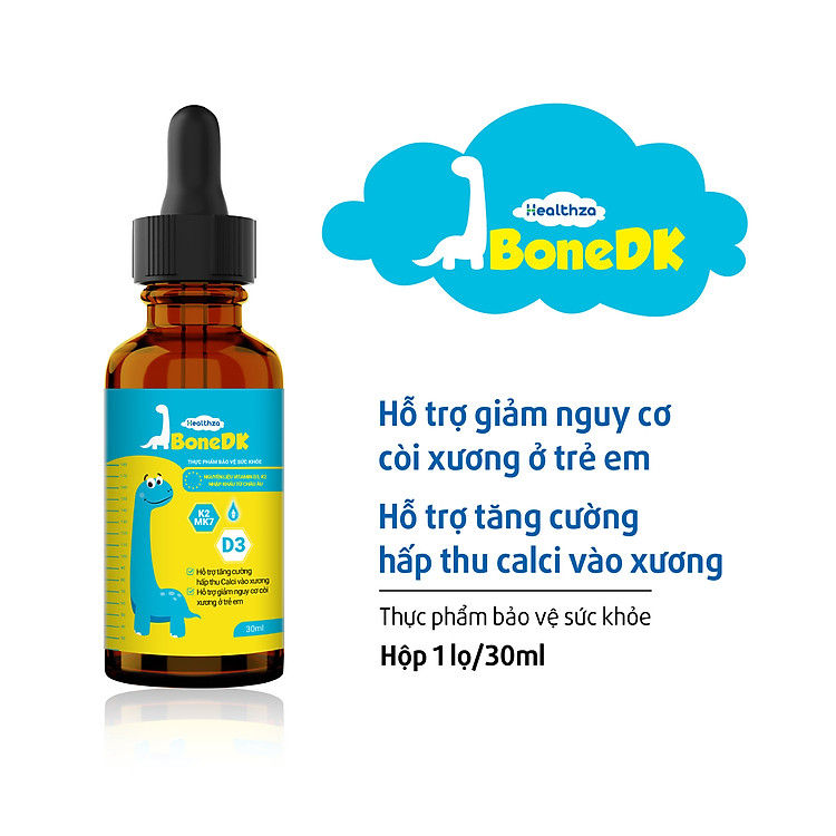 Tham Khảo tại ConCung: Siro Healthza BoneDK Vitamin D3, K2 30ml Chất lượng , nhận ngay nhiều Ưu đãi