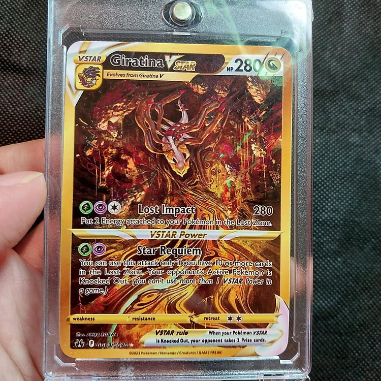 Mua Thẻ Pokemon Card US 2023 GIRATINA VSTAR Gold rết không gian SWORD ...