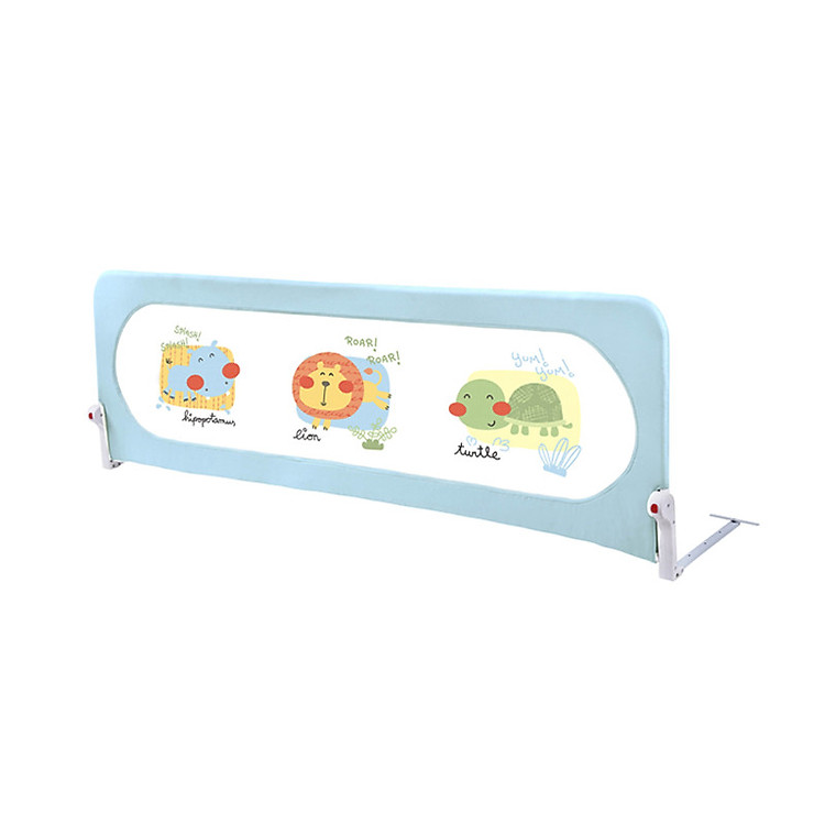 Thanh Chắn Giường Mastela, Chặn Giường Cho Bé (1.8m)- Xanh Dương - Tặng Thước Đo Chiều Cao Và Thị Lực