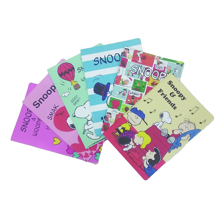 Lốc 6 cuốn vở Kẻ Ngang SNOOPY