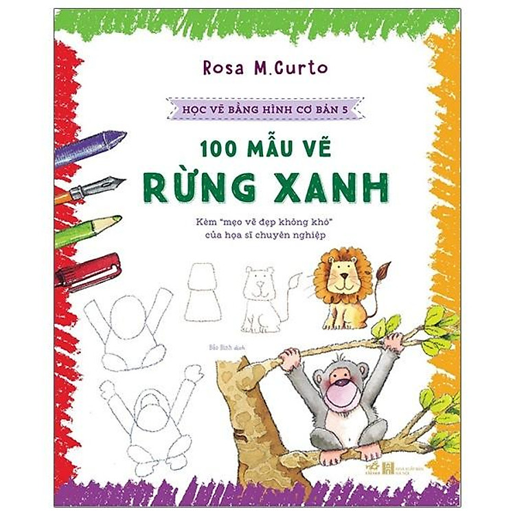 Học Vẽ Bằng Hình Cơ Bản 5 – 100 Mẫu Vẽ Rừng Xanh