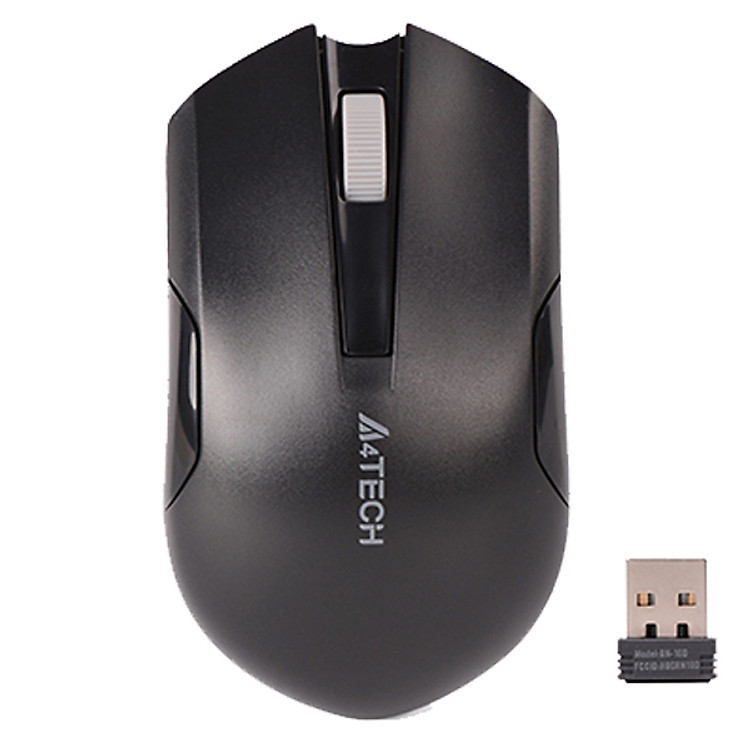 Chuột không dây A4tech G3-200N 1000 DPI Smart Wireless 2.4GHz Optical - Hàng Chính Hãng
