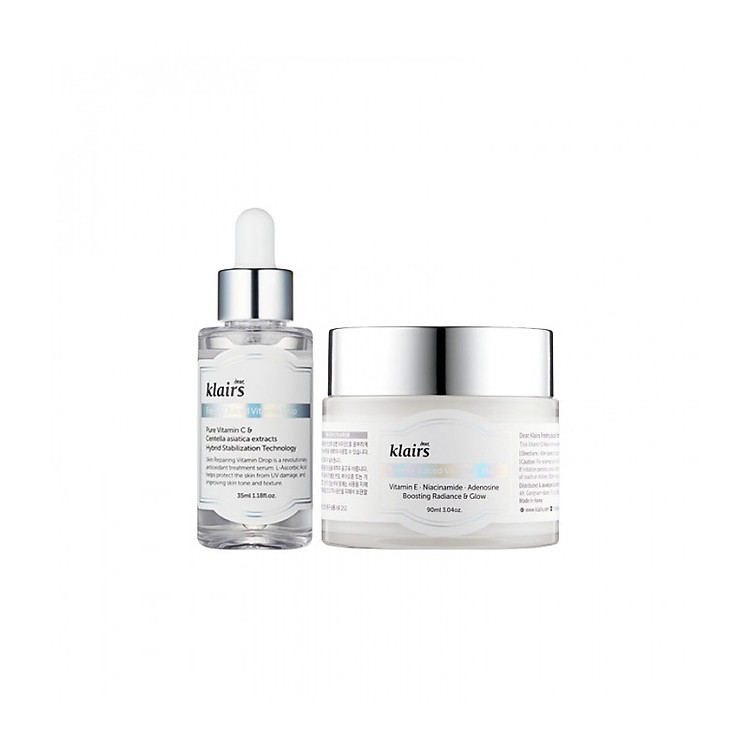 Combo Dưỡng Sáng Da Klairs Freshly Juiced Vitamin