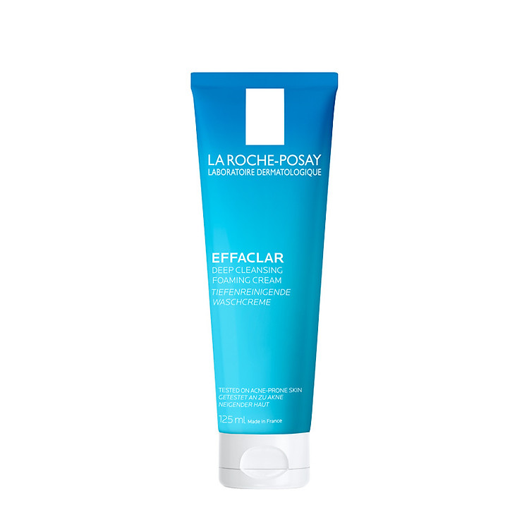 Sữa rửa mặt tạo bọt sạch sâu La Roche-Posay Effaclar Deep Cleansing Foaming Cream 125ml