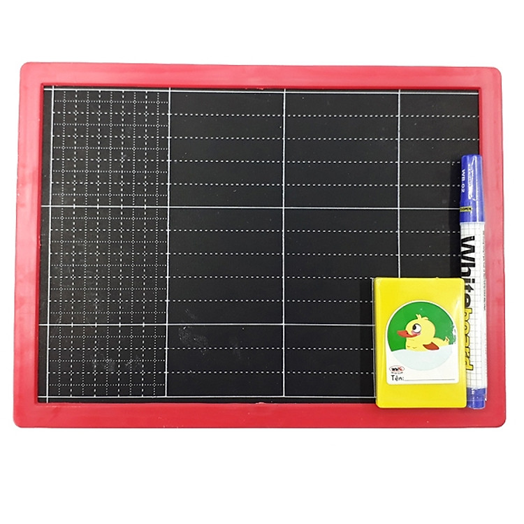 Bảng Bộ 2 Mặt WinQ B-01 - Viền Màu Đỏ