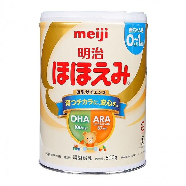 Sữa bột Meiji Nhật 800gr số 0/9 Hàng chuẩn Giá tốt - Hình ảnh 3