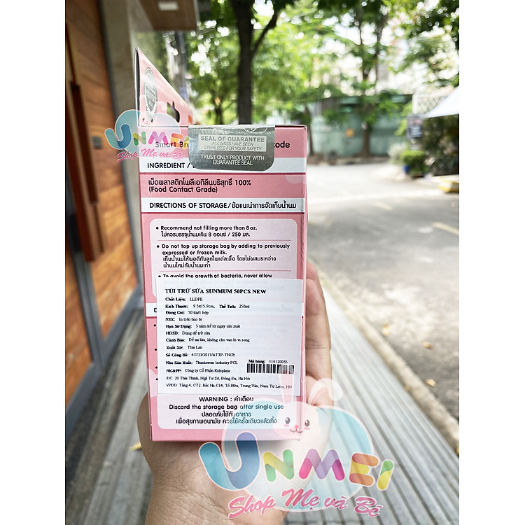 Mua Túi trữ sữa Sunmum 250ml - Hồng Đảm bảo Giá rẻ - Hình ảnh 2