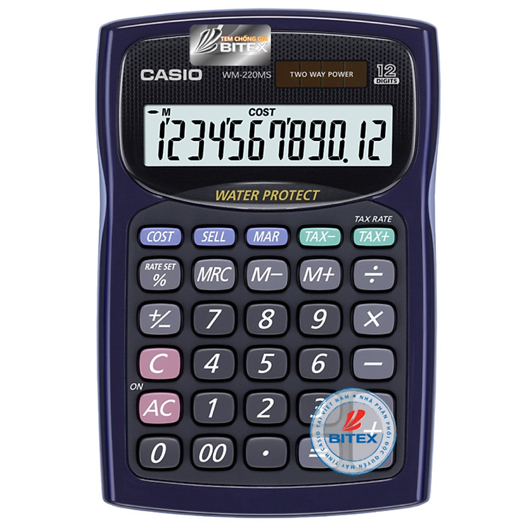 Máy tính CASIO WM220MS-BU - Ảnh 5