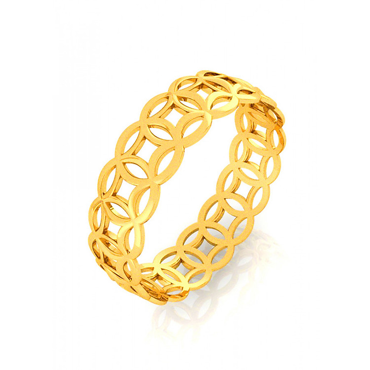 Nhẫn kim tiền vàng 18K Ancarat