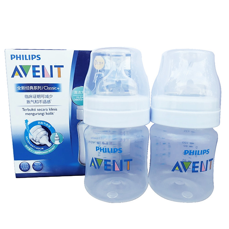 Bộ 2 Bình Nhựa PP Philips Avent 125ml - 560.27